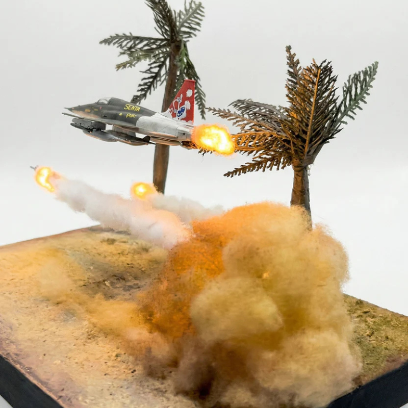F-5 Tiger II: Coastal Strafing Mission Diorama
