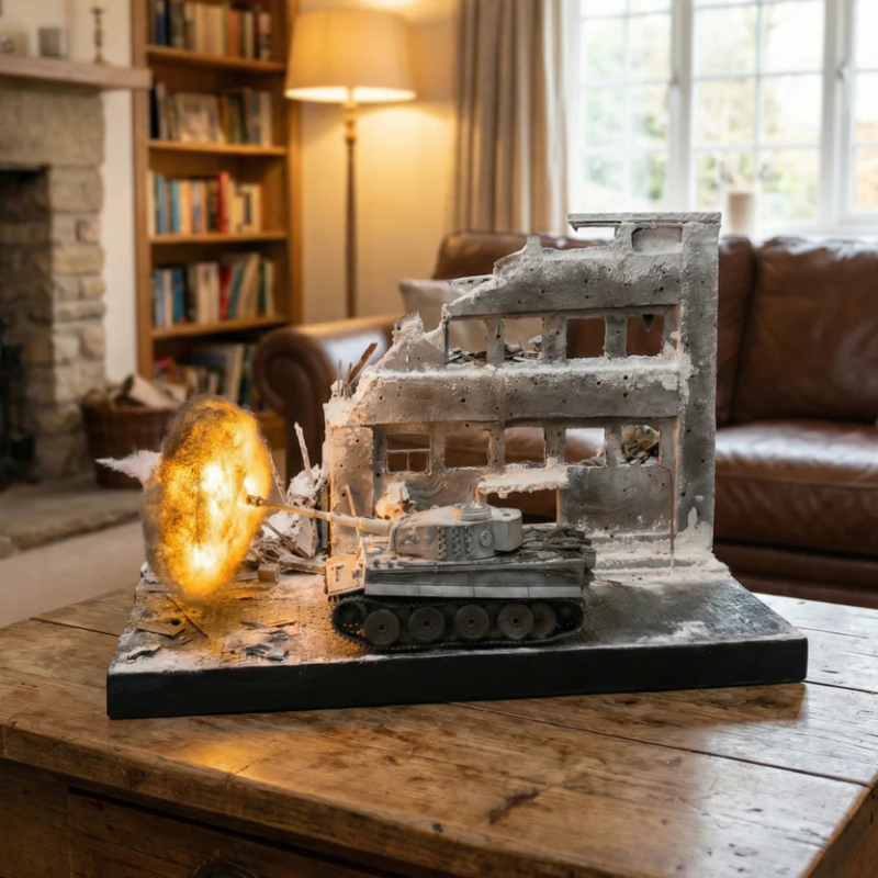 Tiger I: Frozen City Streets Diorama (Snow Edition)