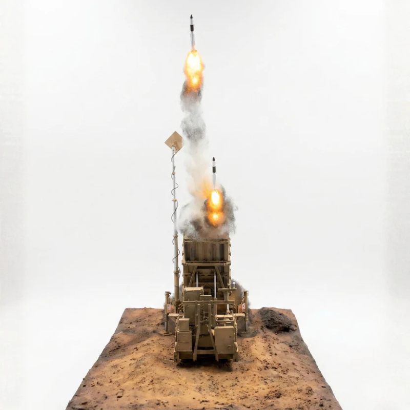 Iron Dome Active Missile Defense System Diorama