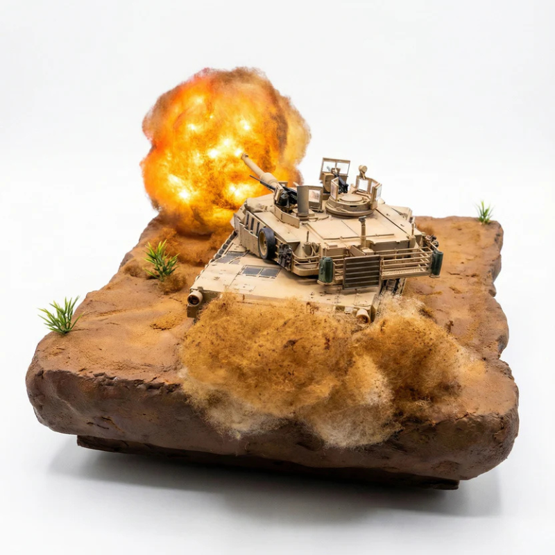 M1A2 Abrams: Desert Thunder Assault Diorama