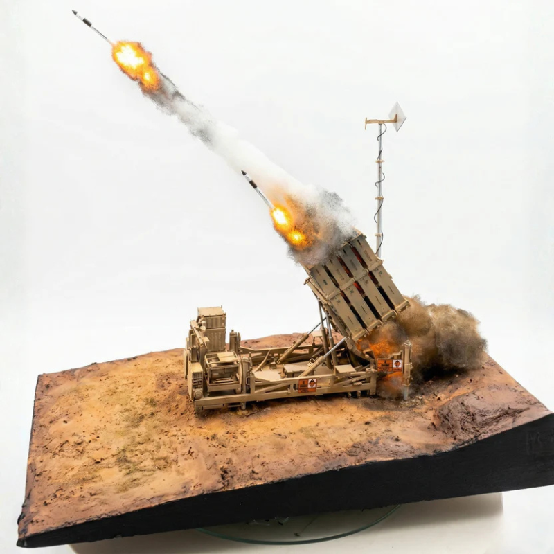 Iron Dome Active Missile Defense System Diorama