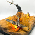Spitfire & Bf 109: North African Air Battle Diorama