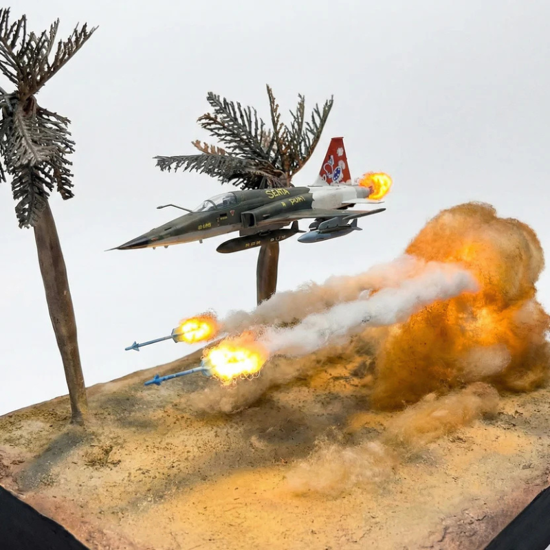 F-5 Tiger II: Coastal Strafing Mission Diorama