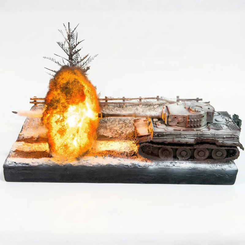 Tiger I: Winter Barrage at Normandy Diorama